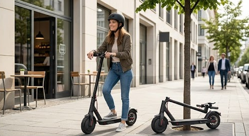 Electric Scooter Battery and Motor